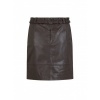 Afbeelding van COSTER COPENHAGEN LEATHER SKIRT BROWN