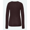 Afbeelding van MINIMUM NATASHAS T-SHIRT LONGSLEEVE MERINO *IN BROWN & BLACK