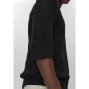 Afbeelding van MAN. MINIMUM KNITTED SS POLO CARDIGAN BLACK