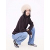 Afbeelding van SOFT TURTLENECK SWEATER WOOL&CASHMERE BLEND *IN BROWN & BORDEAUX