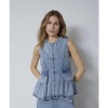Afbeelding van CO’COUTURE PANCY TOP FADE DENIM