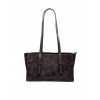 Afbeelding van LEATHER BAG WITH LONG DOUBLE STRAPS *IN BROWN OR BORDEAUX