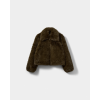 Afbeelding van SOFIE SCHNOOR META FAUX FUR JACKET OLIVE