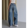 Afbeelding van BAGGY FOLD UP WIDE JEANS