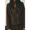 Afbeelding van NOELLA LAUR BLAZER BROWN CORDUROY 