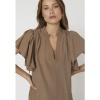 Afbeelding van CO’COUTURE TORA FRILL V-DRESS WALNUT