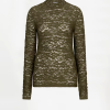 Afbeelding van DANTE6 IRONY LACE TURTLENECK TOP *BEIGE, GREEN OR BROWN