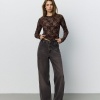 Afbeelding van SOFIE SCHNOOR FAE LACE TOP PLUM