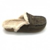 Afbeelding van FAUX SUÈDE SLIPPER + FAUX FUR
