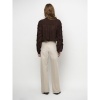 Afbeelding van DANTE6 LARA RUFFLE DETAIL BLOUSE ESPRESSOBROWN