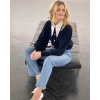 Afbeelding van GESTUZ RAWAN COLLAR CARDIGAN / KABELVEST KATOEN
