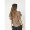 Afbeelding van CO’COUTURE TORA FRILL V-TOP WALNUT