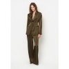 Afbeelding van DANTE6 JULES BOLD SATIN SMART PANTS MOSS/OLIVE