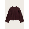 Afbeelding van NOELLA N-LENYX KNIT CARDIGAN VEST BURGUNDY