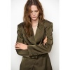 Afbeelding van DANTE6 RUSH TAILORED BOLD SATIN BLAZER MOSS/OLIVE