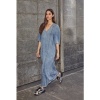 Afbeelding van HAUTE L’AMITIÉ DENIM RAW HEM DRESS 