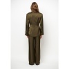 Afbeelding van DANTE6 RUSH TAILORED BOLD SATIN BLAZER MOSS/OLIVE