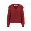 Afbeelding van JIJI STUDIO PARIS JUSTIN ALPACA KNIT SWEATER, RED