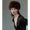 Afbeelding van SOFIE SCHNOOR DORA FAUX FUR HAT *IN BROWN & GREEN
