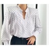 Afbeelding van POLKADOT VISCOSE BLOUSE
