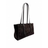 Afbeelding van LEATHER BAG WITH LONG DOUBLE STRAPS *IN BROWN OR BORDEAUX