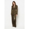 Afbeelding van DANTE6 RUSH TAILORED BOLD SATIN BLAZER MOSS/OLIVE