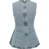 Afbeelding van CO’COUTURE PANCY TOP FADE DENIM