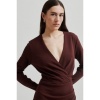 Afbeelding van SECOND FEMALE KOS DRESS BURGUNDY
