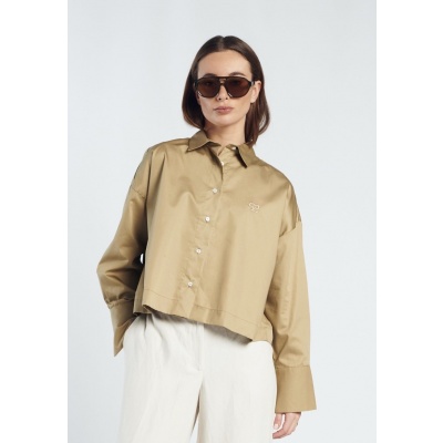 Foto van SPOOQ THE LABEL PAULA BLOUSE OLIVE