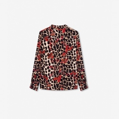 Alix the Label Leopard Flower Blouse Alix the Label Leopard Flower Blouse
