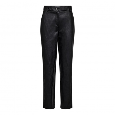 Foto van CO'COUTURE GITT STRAIGHT PANT LEATHERLOOK