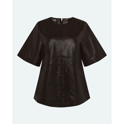 Foto van MINIMUM ABIGALE BLOUSE LEATHER