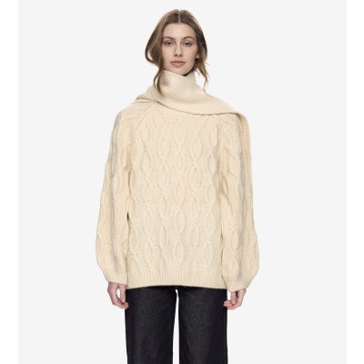 Foto van MINIMUM RITA JUMPER KNIT OVERSIZED + SCARF