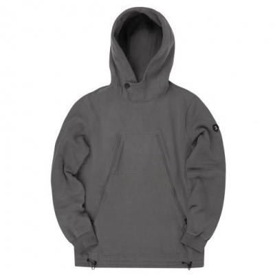 Foto van Koll3kt Hooded Luxury sweater Graphite
