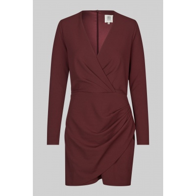 Foto van SECOND FEMALE KOS DRESS BURGUNDY