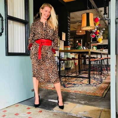 Set Leopard Dress STYLE 62916 Set Leopard Dress STYLE 62916