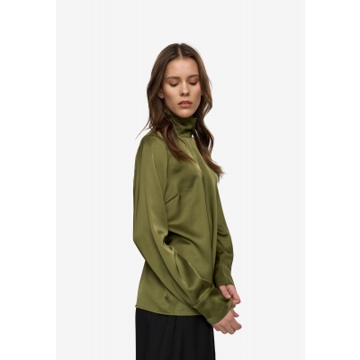 Foto van MINIMUM PAULINA BLOUSE *IN BROWN & GREEN