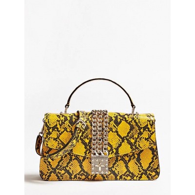 Foto van Guess Handbag Prisma Python PG729918 Geel