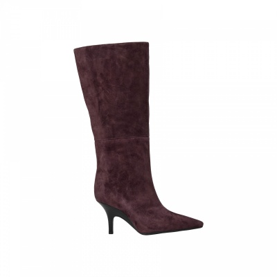 Foto van SOFIE SCHNOOR FLORINA SUEDE KNEE BOOTS [PRE-ORDER] PLUM