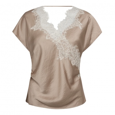 Foto van CO'COUTURE IDUN LACE SS BLOUSE