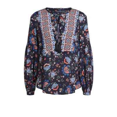 Foto van Set Top Style 64782 black flowerprint