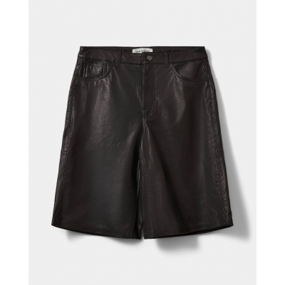 Foto van SOFIE SCHNOOR VOKE LEATHER SHORTS BROWN