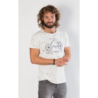 Amsterdenim T-shirt TOM White Amsterdenim T-shirt TOM White