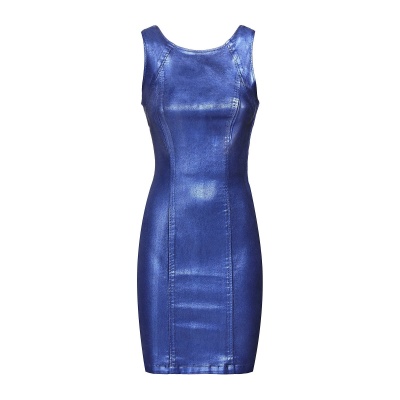 Guess coated dress metallic blue Guess coated dress metallic blue
