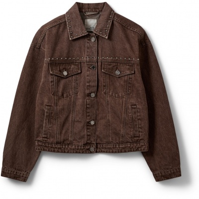 Foto van SOFIE SCHNOOR AUDRI DENIM JACKET WITH RIVETS
