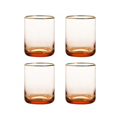 & Klevering glas roze & Klevering glas roze