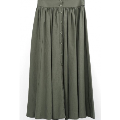 Foto van FLARED SKIRT *ROK IN NAVY & KHAKI 