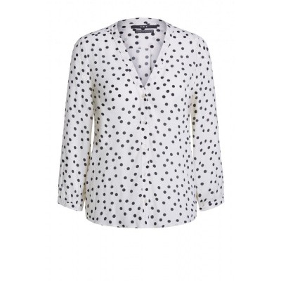 Foto van Set Top Polkadot Style 64944 off white / black