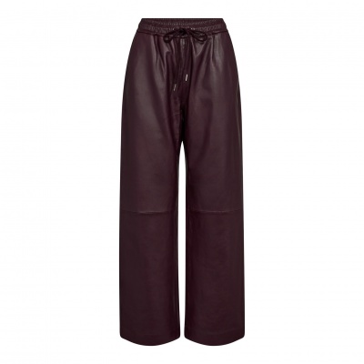 Foto van CO’COUTURE PHOEBE PULL ON PANT LL PLUM LEATHER