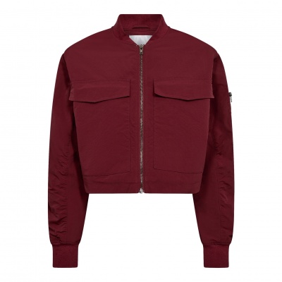 Foto van CO'COUTURE TRICE CROP JACKET / BURGUNDY JASJE